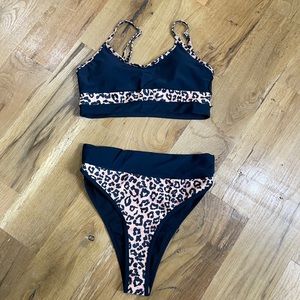Black Cheetah bikini